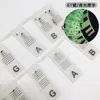 Adesivos de Piano Populares Transfronteiriços Silicone Universal Identificação para Iniciantes Partitura Adesivos de Notas Coloridas Acessórios de Piano Adesivos de Notas