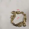 Acessórios de Decoração para Portas em Aço Inoxidável, Flor de Canto em Formato de Morcego para Portão de Pátio, Placa de Cobertura de Flor de Orquídea Borboleta para Canto de Borda de Porta de 90 Graus