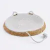 Tabla Rascadora y Cama para Gatos Todo en Uno, Transpirable, Resistente al Desgaste, Resistente a los Arañazos Suministros para Mascotas, Cama Ovalada para Gatos y Perros, Esterilla Universal para Dormir para Todas las Estaciones