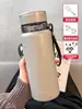 Copo Térmico de Grande Capacidade para Homens, Novo Modelo 2026, Caneca de Chá Portátil Estilosa para Mulheres, Aço Inoxidável com Infusor de Chá, Garrafa de Água para Estudantes