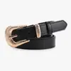 Novo Cinto Feminino Simples Estilo Old Money Liga de Alumínio Rosqueada para o Dia a Dia Casual Versátil Cinto Decorativo para Jeans Feminino