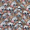 Tela Jacquard Teñida en Hilo de Algodón y Poliéster con Patrón de Panda Lindo Productos para Niños Productos para Mascotas Cojín de Sofá Tela Jacquard