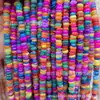 Espaciadores de Concha de Agua Dulce de 3/4/6 mm Concha Irregular de Mar Profundo Cuentas Espaciadoras Negras y Amarillas Cuentas Sueltas Accesorios para Joyería Cuentas