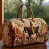 2026 Nova Série Animal Cavalo Transfronteiriça Bolsa de Viagem Acolchoada Portátil para Curta Distância Bolsa Multifuncional para Esportes Fitness