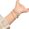 Pulsera Coreana de Cuentas de Color Pulsera Nicho de Flores Diseño Pulsera de Dopamina Estilo Personalizado Versátil Joyería Tejida