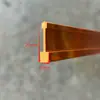 Linha de Plástico Terrazzo Linha Divisória de Piso Linha de Cobertura Linha de Piso Tira de Cobre Imitação PVC Amarelo