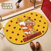 Alfombra de Baño con Patrón de Estrellas, Alfombra Antideslizante para Entrada de Baño y WC, Alfombrilla Suave Absorbente de Tierra de Diatomeas Antideslizante