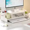 Soporte Elevador Base Elevadora para Monitor de Computadora de Escritorio Estante de Almacenamiento para Escritorio de Oficina