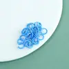 Liga de Zinco Colorida Tinta de Cozimento 10mm 8mm Argolas Abertas Material para Artesanato DIY Argolas de Conexão Acessórios para Enfeite de Celular Atacado