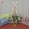 Ceremonia de Boda Accesorios de Boda Color Dorado Plateado Electrochapado Fruta de la Felicidad Luminosa Árbol de Manzana Guía de Camino Luces de Fondo Alimentadas por Batería