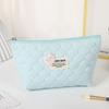 Bolsa de Maquillaje Nueva de Dibujos Animados Oso Burbuja Estilo Ins Crema Bolsa Almohada Bolsa de Almacenamiento de Maquillaje Portátil