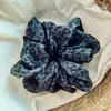 Goma de pelo Retro con Estampado de Leopardo para Mujer, Goma Elástica Alta para Moño o Cola de Caballo, Accesorio para el Cabello que no Daña