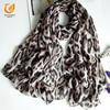 Lenço Longo Estampado Estampa de Leopardo Voile 90cm Lenço Feminino Estampado Tendência Europeia e Americana Toalha de Praia Fornecimento Transfronteiriço em Estoque