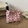 2026 Nueva Bolsa de Tote de Lunares para Mujer, Gran Capacidad, para Viajes Diarios, Bolso de Hombro Único, Bolso de Mano Versátil de Nicho de Gama Alta