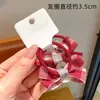 Cuerda para el pelo con lazo rojo para bebé, Goma para el pelo infantil, No daña el pelo, Lindo Conejo, Cuerda para la cabeza de niñas