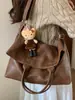 Bolso Retro Bolso Tote para Mujer Gran Capacidad Se Puede Llevar Cruzado Nuevo Otoño 2025 Bolso Bandolera Casual Bolso para el Trabajo y el Viaje