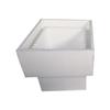 Cubo de soldadura de teflón Tanque de agua de soldadura de teflón Cubo de plástico de teflón PTFE Teflon Partes conformadas de PVDF