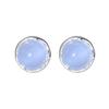 Pendientes de plata de ley 925 con cristales redondos para mujer, diseño de nicho sencillo, con personalidad de moda, clásicos y básicos, E0691