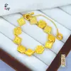 Tienda de Oro Brazalete Dorado Antiguo Mismo Estilo, Color Duradero, Moderno y Versátil para Mujer, Chapado en Cobre Dorado con un Brillo Radiante
