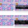 Variedad transfronteriza de nueva tarjeta de crédito pegatina personalizada impermeable 2x 3.4 pulgadas individual/traje opcional