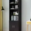 Estante sob medida, estante de livros, armário de armazenamento de piso, armário de armazenamento simples estilo nórdico, estante estreita, pequeno armário de madeira, tamanho personalizado