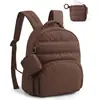 Mochila de Lazer ao Ar Livre para Estudantes Universitárias, Mochila Leve para Computador de 14 polegadas para Deslocamento e Viagens, Mochila Pequena Estilosa para Mulheres
