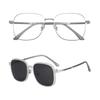 TP1101 nuevo se puede equipar con gafas de sol para miopía gafas polarizadas gafas de sol para hombres y mujeres de doble uso clip magnético protección UV