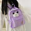 Alto valor macio menina mochila ins bonito saco pequeno mini saco mochila de viagem estudante universitário feminino