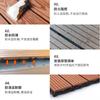 Suelo de Madera Plástica para Terraza de Patio Exterior, Balcón, Empalme Impermeable, Anticorrosión, a Prueba de Humedad, Ecológico y Resistente al Desgaste, Suelo de Madera Plástica al por Mayor