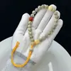 Pulsera de Semillas de Bodhi Estrella Verde Luna Yinpi de Hainan, Perla Redonda de Alta Densidad Pulida, Pulsera de Cuentas Budista de Año Nuevo Lunar, Portátil al por Mayor