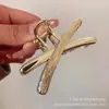 Presilha de Metal Personalizada Caveira Garra para Penteados, Presilha Tubarão, Acessório de Cabelo da Moda Europeia e Americana Que Não Danifica o Cabelo