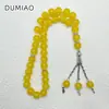 33 Cuentas de Oración, Cuentas de Vidrio Negro de 10 mm, Tasbih, Joyería Transfronteriza al por Mayor