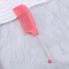 Pente Criativo DIY com Contas, Pente Portátil Curvo de Plástico Doméstico com Cauda Pontiaguda, Pente Fino Liso para Cachear Cabelo, Cuidados com o Cabelo no Atacado