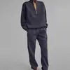 2026 estilo europeo y americano Amazon transfronterizo otoño e invierno nuevo versátil elegante solapa color liso casual estilo old money traje