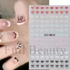 Beleza Completa Transfronteiriça Novos Adesivos de Nail Art Laços Mini Fofos Laços Combinando Cores Adesivos de Nail Art de Laços