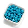 Nuevas Cuentas Redondas Acrílicas de 10 mm con Baño de Color Real, Cuentas para Accesorios de Joyería Infantil para Pulseras y Collares DIY