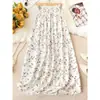 En Stock Amazon Aliexpress Nueva Llegada de Primavera Tela Estampada Elástica en Cuatro Direcciones Nuevo Estampado Floral Estampado Floral Pequeño Falda