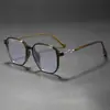 Gafas de Moda Tendencia Versátiles con Patillas Caladas Anti Luz Azul Sin Graduación para Uso Diario Wm86083
