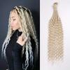 Temu Xiyin, las trenzas sucias de doble cola más vendidas, comercio exterior africano, trenzas sucias de 24 pulgadas, cabello de ganchillo, seda de alta temperatura, rizos largos.