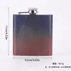 Botella de Vino de Acero Inoxidable de 6 Onzas Lista para Usar del Fabricante Portátil Estilo Viaje al Aire Libre Camping Botella de Vino Pequeña Portátil Venta al por Mayor de Botellas de Vino