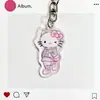 Chaveiro da Hello Kitty de Pernas Longas, Pingente Divertido de Gatinha, Lindo Enfeite de Mochila da Hello Kitty, Chave Decorativa de Acrílico Pendurável
