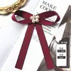 Corbata de Moño Cuello de Camisa Corbata para Mujer, Foto de Graduación Estilo Universitario, Accesorio Broche de Perlas Estilo Coreano, Flor de Cuello Profesional de Banco