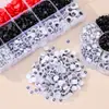 100 piezas/paquete de accesorios para ojos y narices de muñeca, rasgos faciales tridimensionales de resina, materiales para hacer muñecas DIY de cáscara de fruta