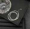 Colar de Pérolas Naturais Barrocas 3-4mm para Mulheres, Fashionável e Elegante, Luxo Leve, Corrente Simples para Clavícula, Estilo Liso com Pérolas Pequenas em Forma de Arroz