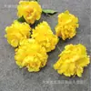 Atacado do Fabricante 6 Cabeças Gardênia e Anêmona Materiais Florais para Casamento, Flores Artificiais para Salão de Casamento, Flores Artificiais de Gardênia 6 Cabeças