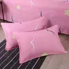 Funda de almohada simple estampada 48*74 cubierta para inserto de almohada, funda de almohada engrosada para adultos, universal para dormitorios y hoteles