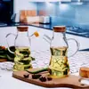 Vaso Medidor de Cocina Langhao Botella de Aceite para Uso Doméstico, Botella de Aceite y Vinagre de Alto Borosilicato con Recipiente Sellado para Salsa de Soja para Uso Doméstico