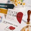 2026 Tarjeta de Felicitación para el Día del Maestro Decoración de Ramo de Flores Tarjeta Decoración de Caja de Regalo Etiqueta Tarjeta de Mensaje de Agradecimiento para Mentores