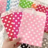 Estilo Ins Puntos Grandes Retro Empaque de Regalo Bolsa con Cierre de Cremallera Empaque Mayorista de Alto Valor Bolsa de Papel para Regalo