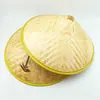 Suministro Listo Sombrero de Bambú Sombrero de Paja Protector Solar para Agricultor Sombrero de Sombrilla Grande para Exteriores Recolección de Té Pesca Sombrero de Tres Hojas